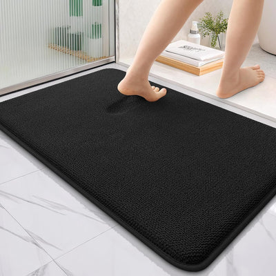 Memory Foam Bath Mat – 30x20 Grey, Soft & Absorbent