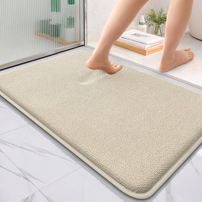 Memory Foam Bath Mat – 30x20 Grey, Soft & Absorbent