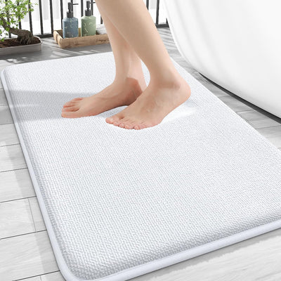 Memory Foam Bath Mat – 30x20 Grey, Soft & Absorbent