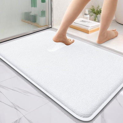 Memory Foam Bath Mat – 30x20 Grey, Soft & Absorbent