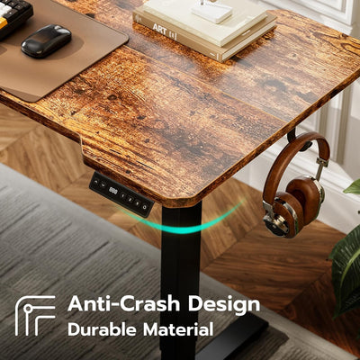 59" L-Shaped Standing Desk – Adjustable Electric Desk