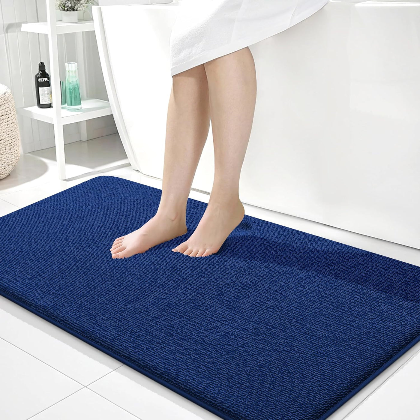 Memory Foam Bath Mat – 30x20 Grey, Soft & Absorbent