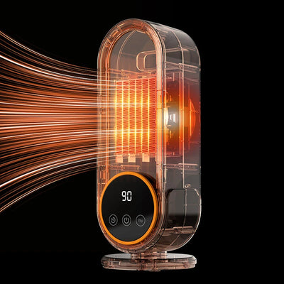 Tevorex 1200W Remote Control Electric Heater Portable with LED Disaplay Desktop Fan Heater Ceramic Heating Warm Air Blower Home Office Warmer Machine for Winter