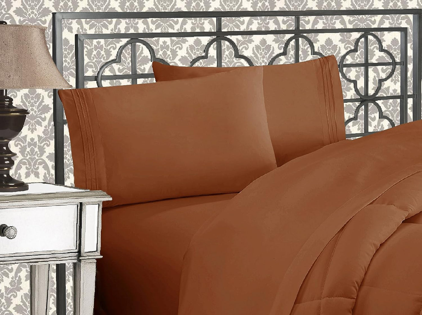 Queen 4-Pc Microfiber Sheet Set – Cream, 1500TC