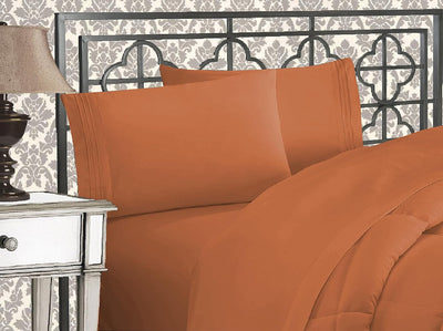Queen 4-Pc Microfiber Sheet Set – Cream, 1500TC