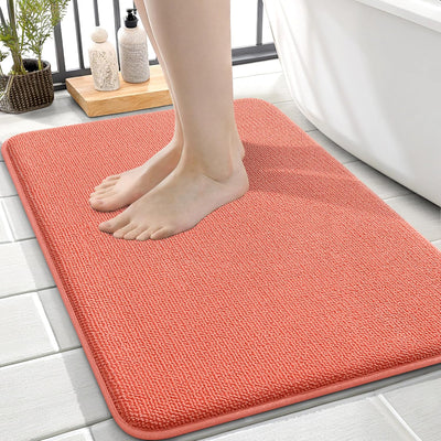 Memory Foam Bath Mat – 30x20 Grey, Soft & Absorbent
