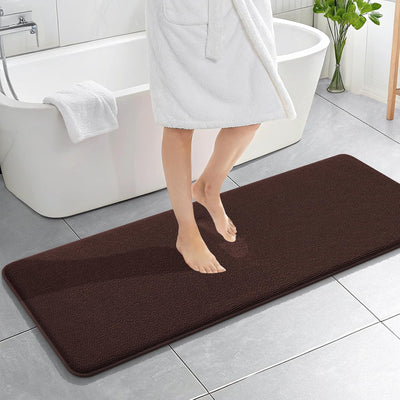 Memory Foam Bath Mat – 30x20 Grey, Soft & Absorbent