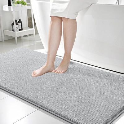 Memory Foam Bath Mat – 30x20 Grey, Soft & Absorbent