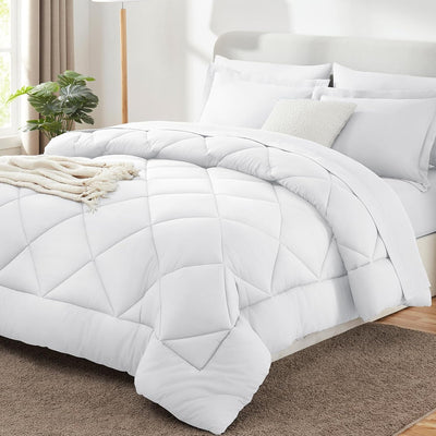 King Size Comforter Set – 7 Piece Dark Grey