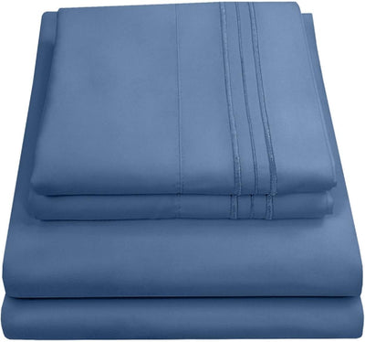 Queen Size Teal Bed Sheets – Luxury Deep Pocket Set