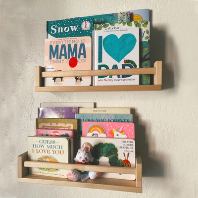 Minimalist Wall Mounted Floating Shelves – Set of 2