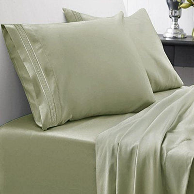 Queen Size Teal Bed Sheets – Luxury Deep Pocket Set
