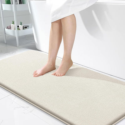 Memory Foam Bath Mat – 30x20 Grey, Soft & Absorbent
