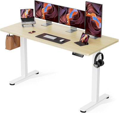 47" Black Electric Standing Desk – Adjustable Sit-Stand