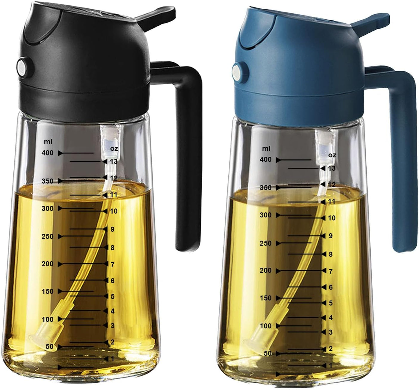 16Oz Glass Olive Oil Sprayer Bottle – Black