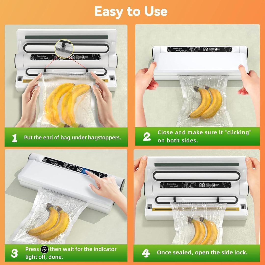 Food Vacuum Sealer Machine – Compact & Strong