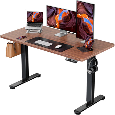47" Black Electric Standing Desk – Adjustable Sit-Stand