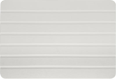 White Stone Bath Mat 23"x16" Quick Dry Non-Slip