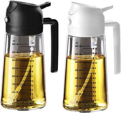 16Oz Glass Olive Oil Sprayer Bottle – Black
