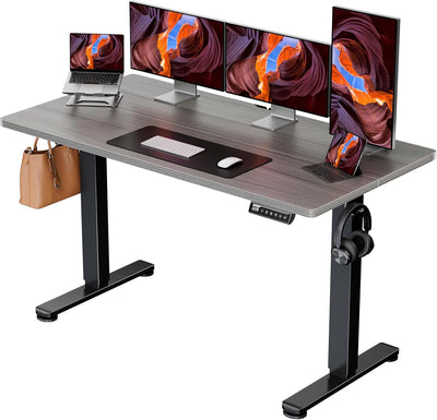47" Black Electric Standing Desk – Adjustable Sit-Stand