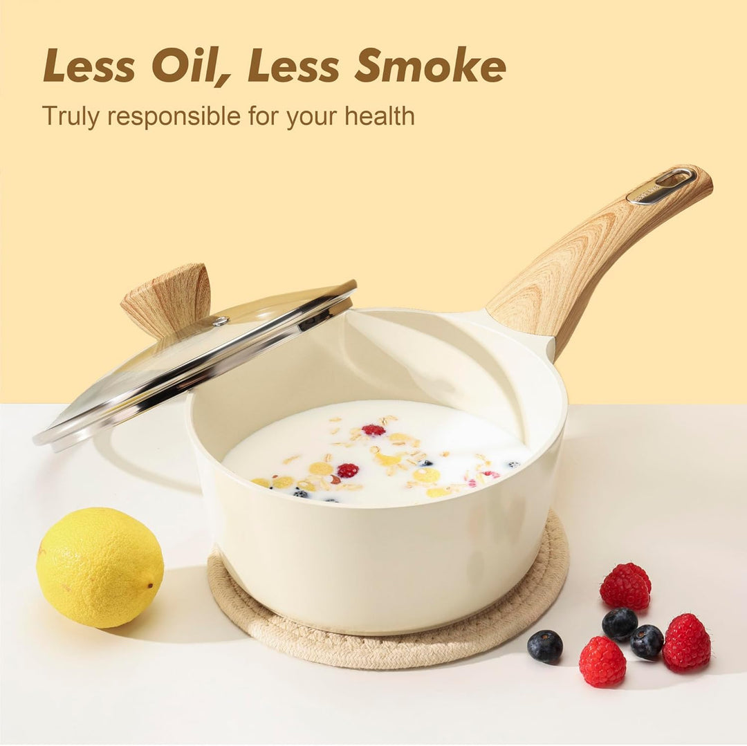 14-Pc Ceramic Nonstick Cookware Set – Healthy