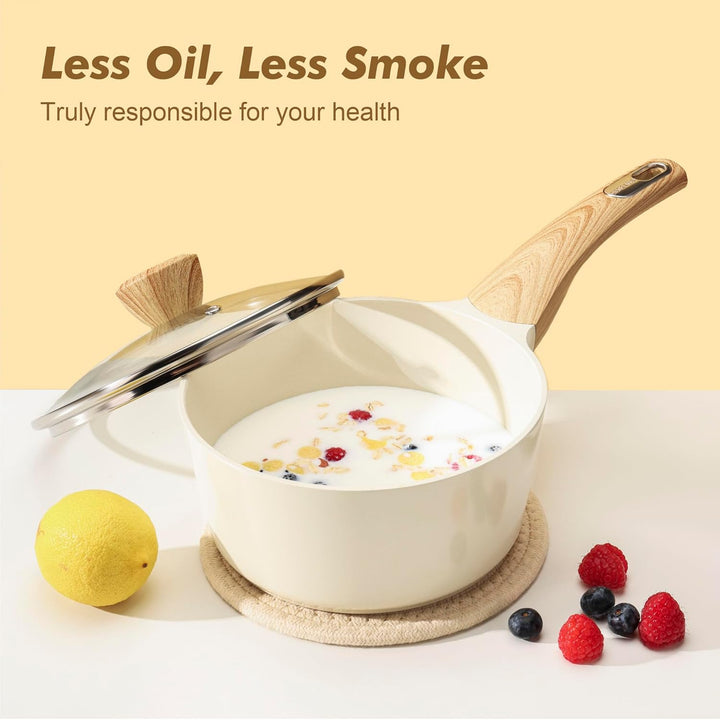 14-Pc Ceramic Nonstick Cookware Set – Healthy