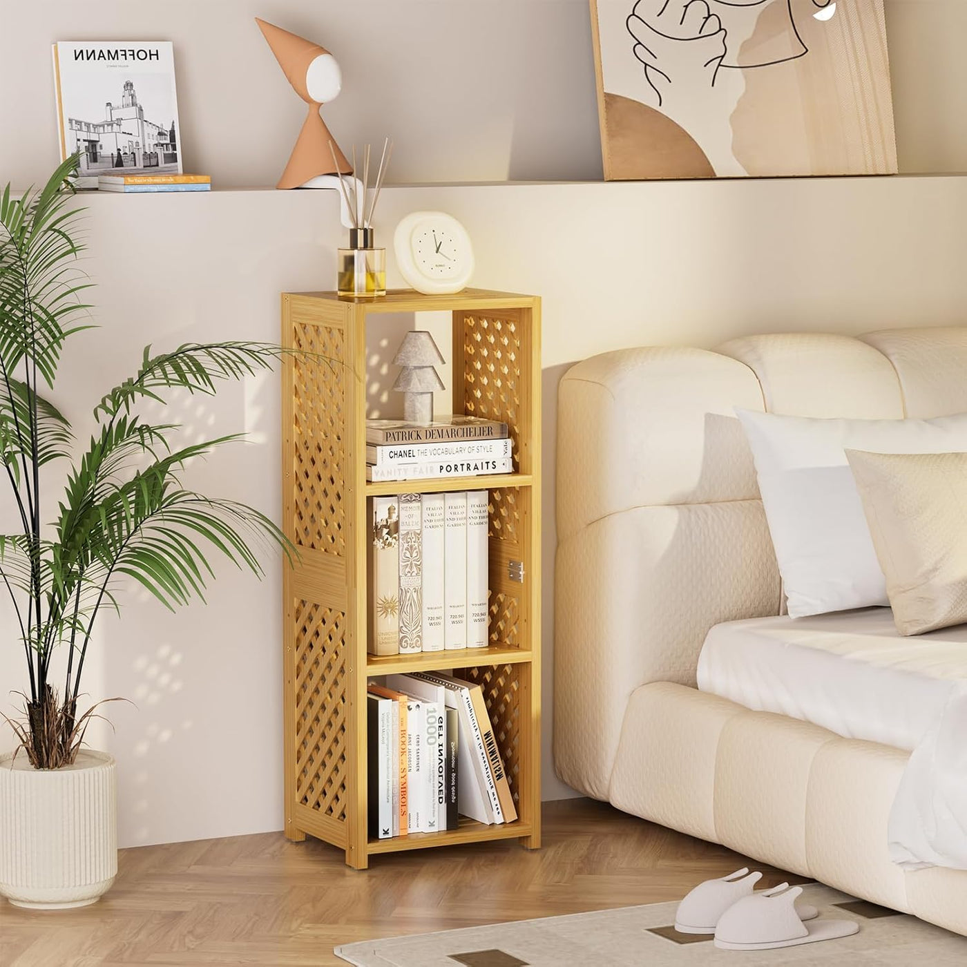 3-Tier Bamboo Book Shelf – 32" Tall