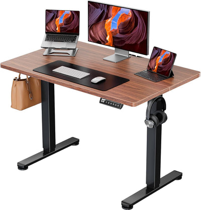 47" Black Electric Standing Desk – Adjustable Sit-Stand