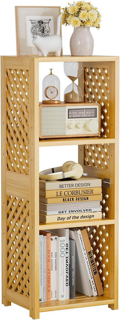 3-Tier Bamboo Book Shelf – 32" Tall