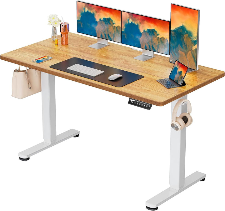 47" Black Electric Standing Desk – Adjustable Sit-Stand