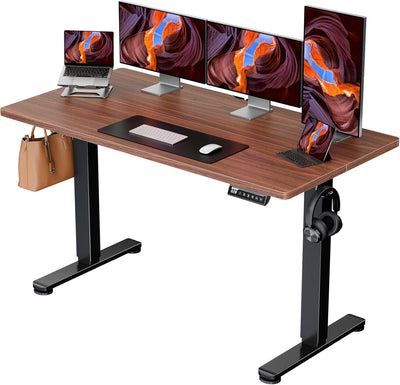 47" Black Electric Standing Desk – Adjustable Sit-Stand
