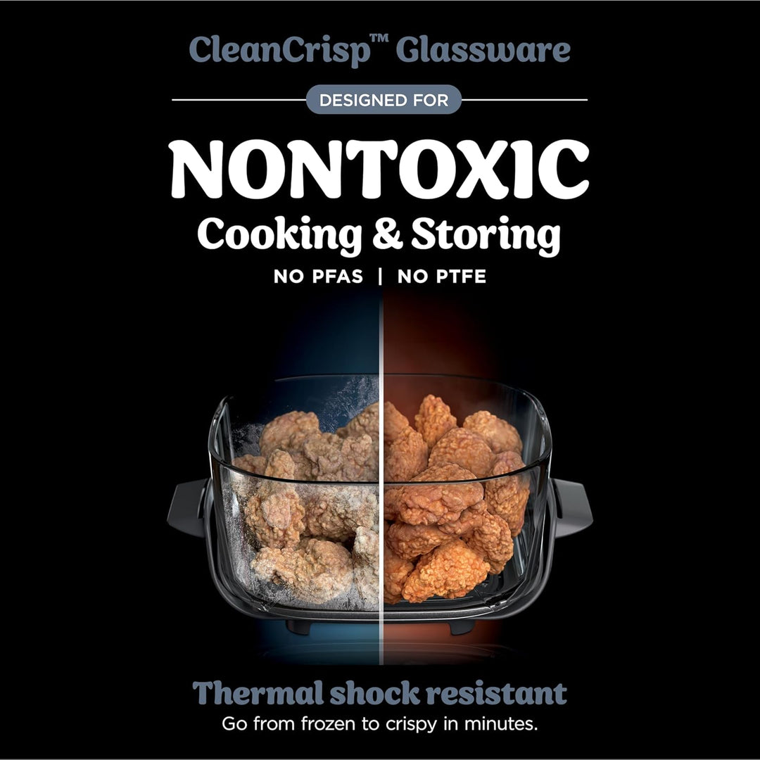 Crispi 4-in-1 Glass Air Fryer Cooking System
