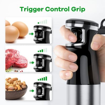 1100W Immersion Blender Handheld 5-in-1 Set