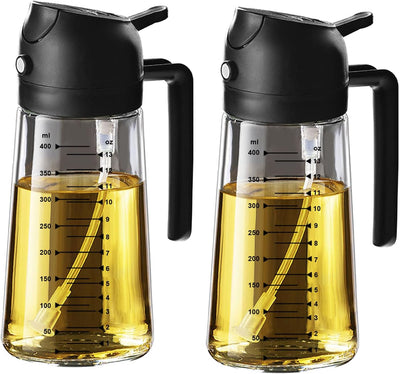 16Oz Glass Olive Oil Sprayer Bottle – Black