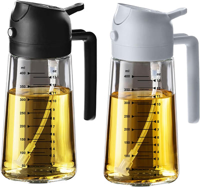 16Oz Glass Olive Oil Sprayer Bottle – Black