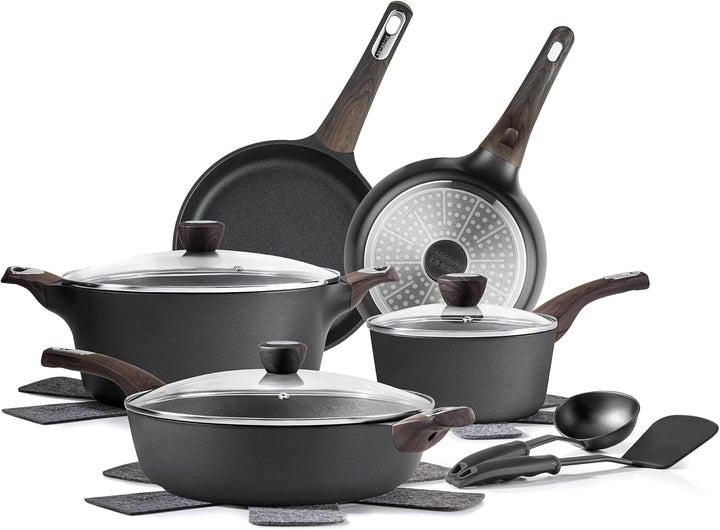 14-Pc Ceramic Nonstick Cookware Set – Healthy
