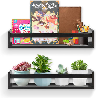 Minimalist Wall Mounted Floating Shelves – Set of 2