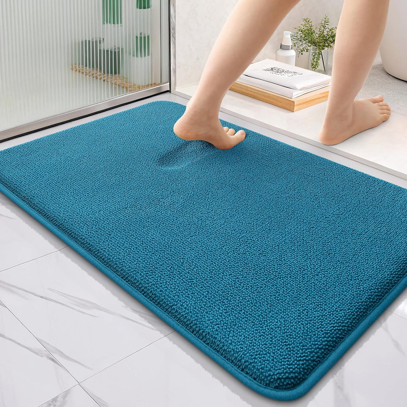 Memory Foam Bath Mat – 30x20 Grey, Soft & Absorbent