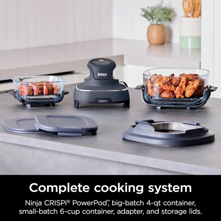 Crispi 4-in-1 Glass Air Fryer Cooking System