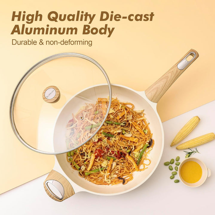 14-Pc Ceramic Nonstick Cookware Set – Healthy