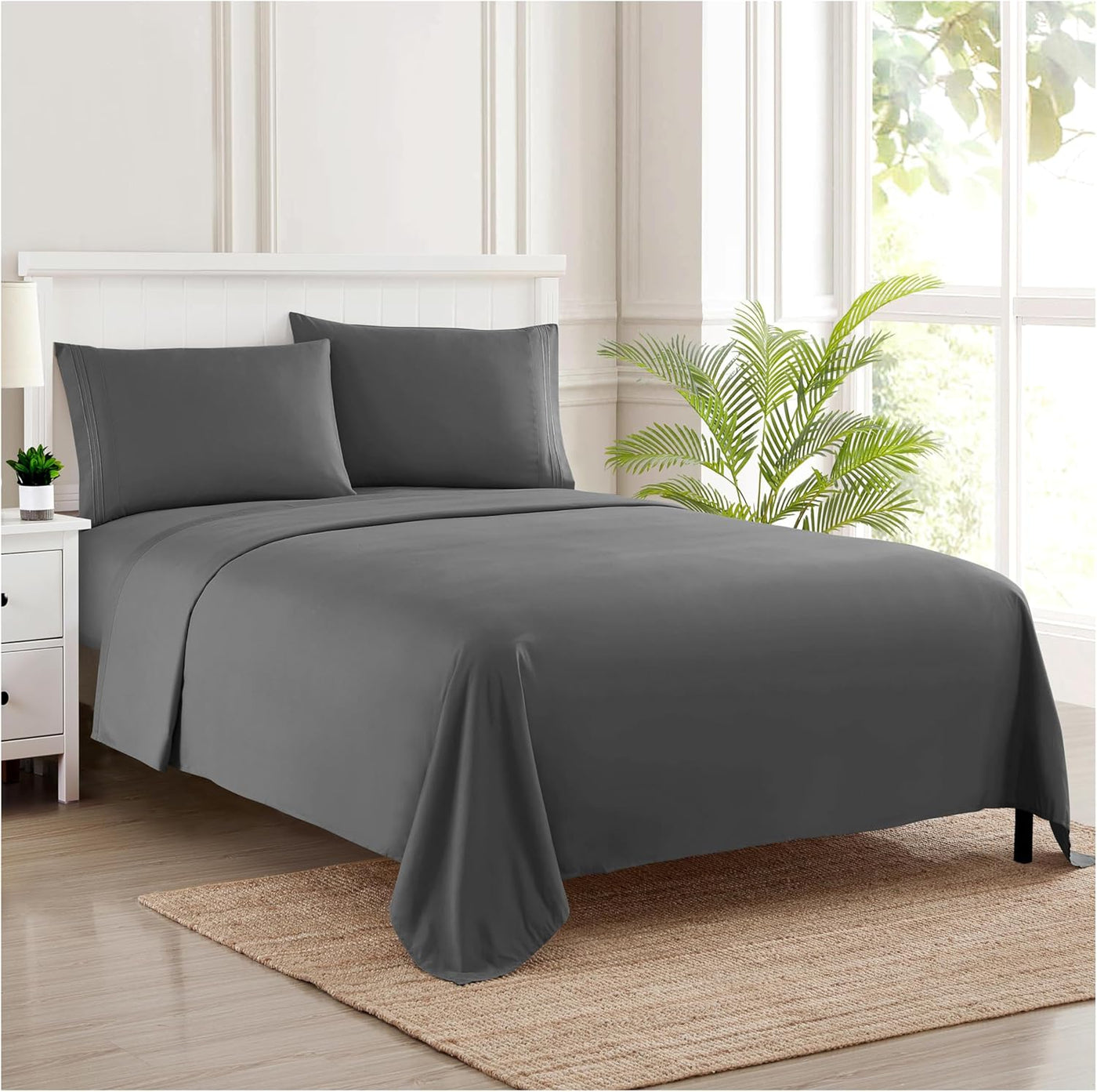 Queen Size Teal Bed Sheets – Luxury Deep Pocket Set