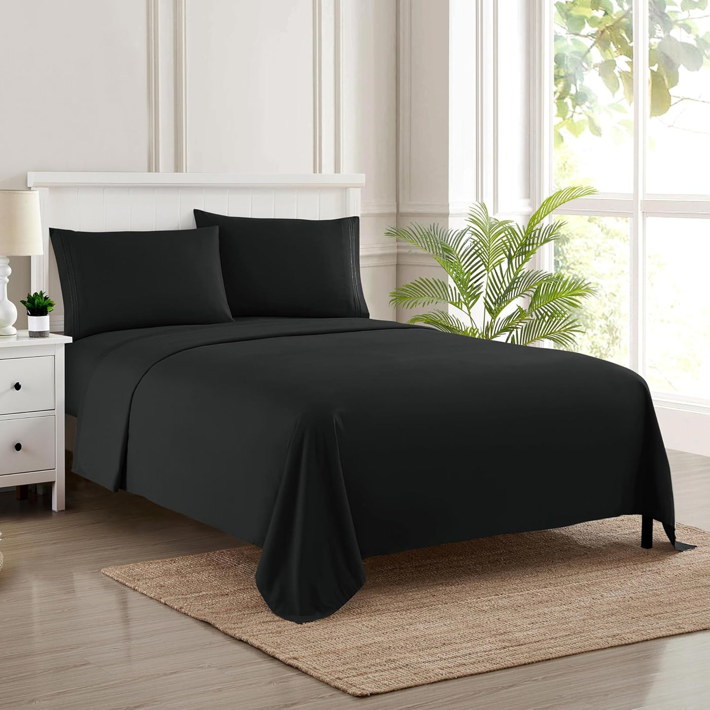 Queen Size Teal Bed Sheets – Luxury Deep Pocket Set