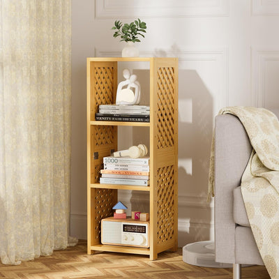 3-Tier Bamboo Book Shelf – 32" Tall