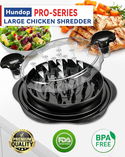 Manual Chicken Shredder Tool – Elegant Black