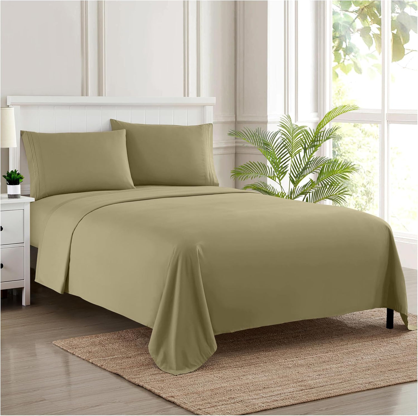 Queen Size Teal Bed Sheets – Luxury Deep Pocket Set
