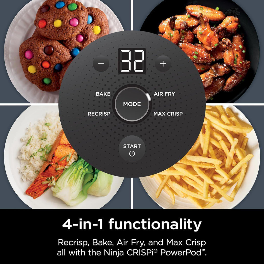 Crispi 4-in-1 Glass Air Fryer Cooking System