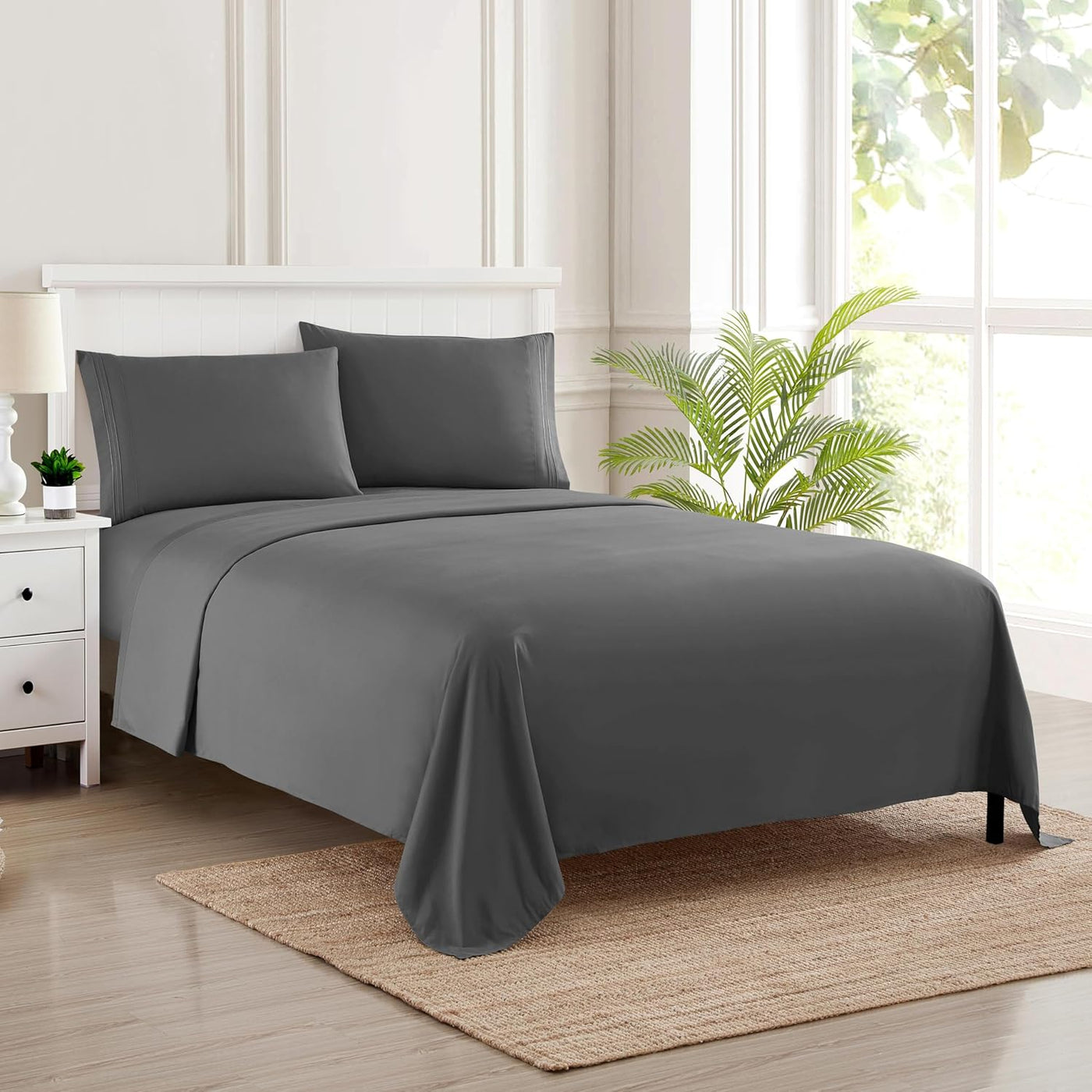 Queen Size Teal Bed Sheets – Luxury Deep Pocket Set