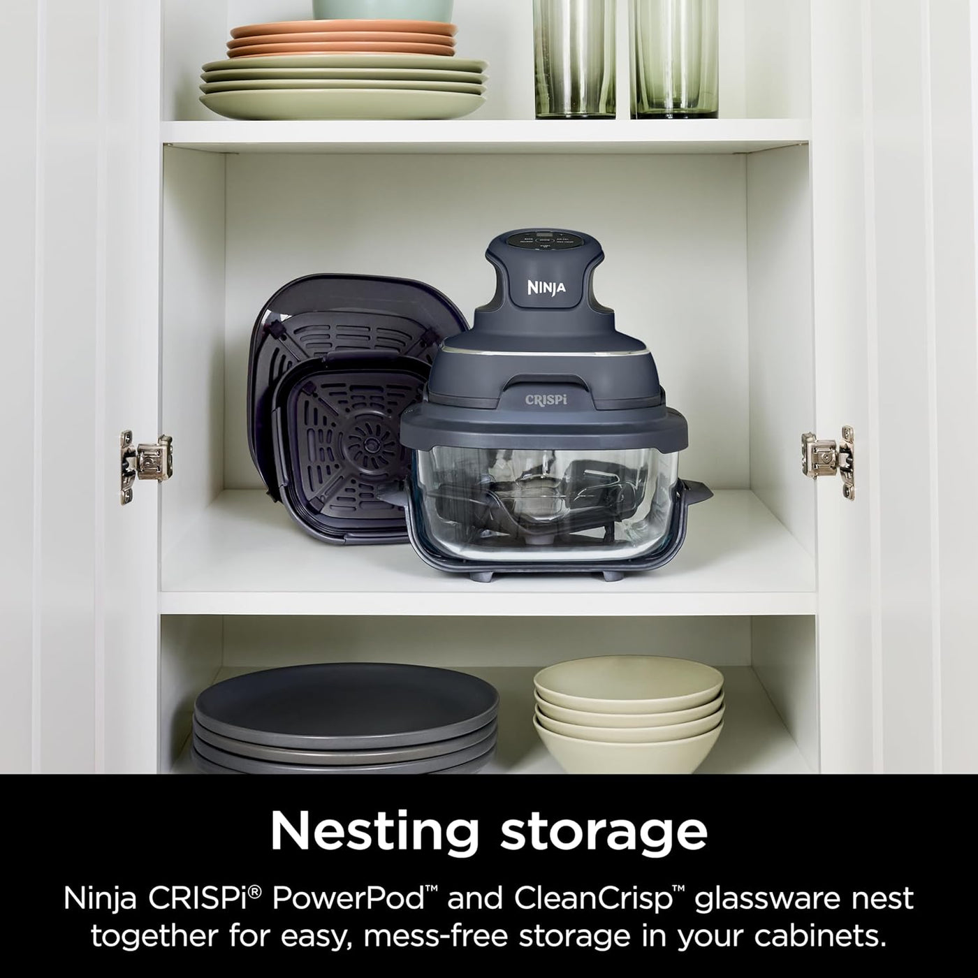 Crispi 4-in-1 Glass Air Fryer Cooking System