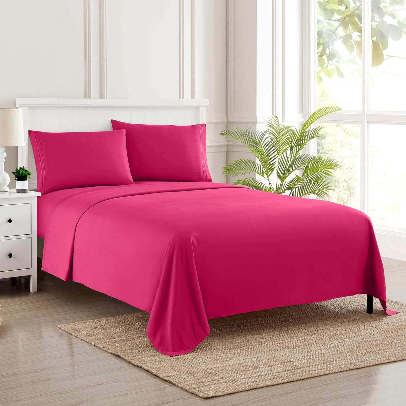 Queen Size Teal Bed Sheets – Luxury Deep Pocket Set