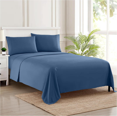 Queen Size Teal Bed Sheets – Luxury Deep Pocket Set